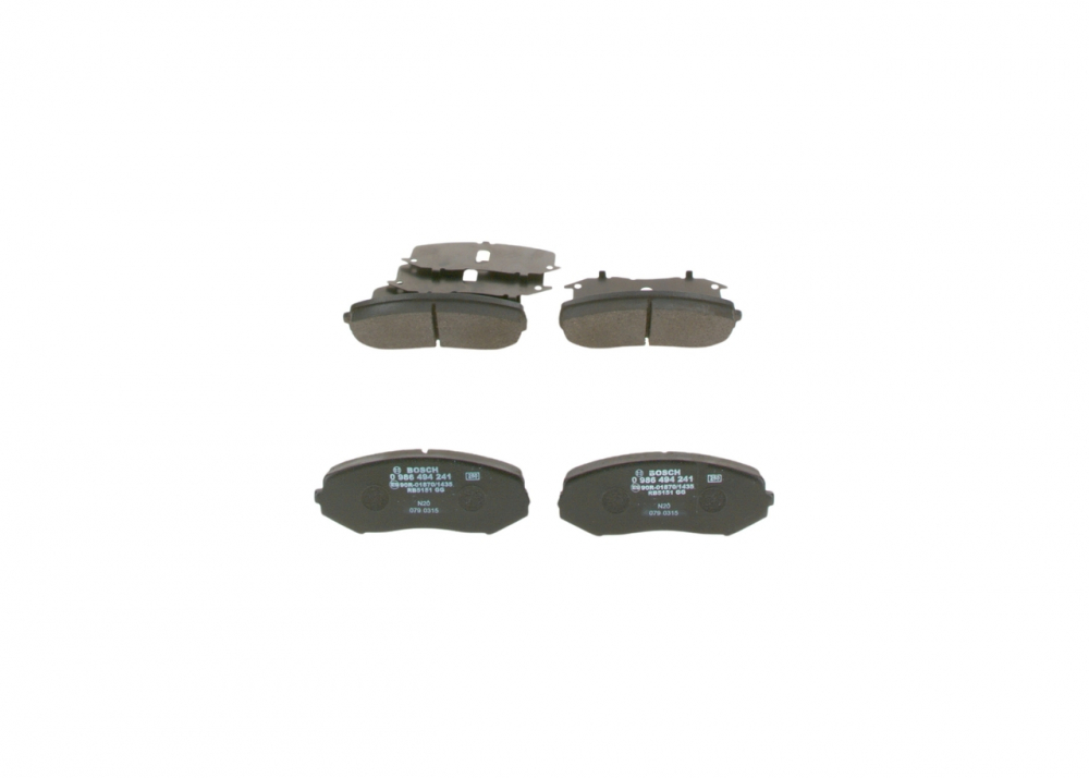 Set placute frana fata BOSCH 0986494241 [2]