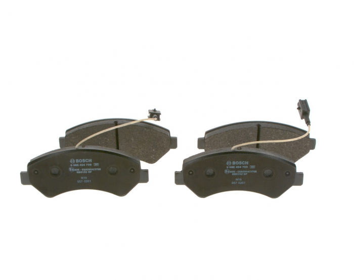 Set placute frana fata BOSCH 0986494799 [4]
