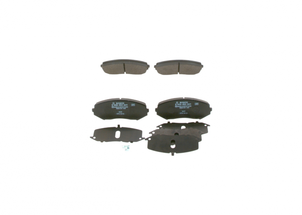Set placute frana fata BOSCH 0986494241 [4]