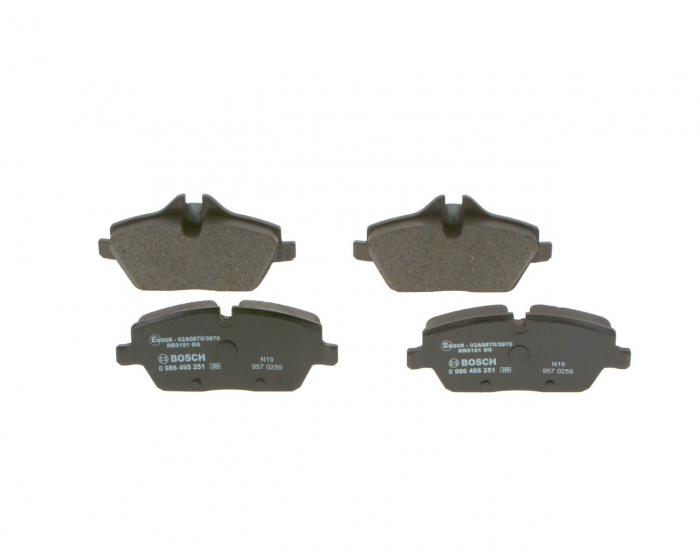 Set placute frana fata BOSCH 0986495251 [6]