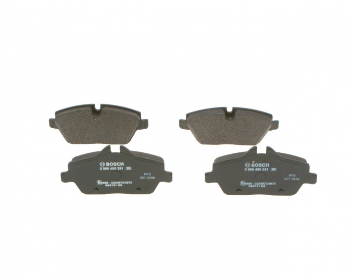 Set placute frana fata BOSCH 0986495251 [7]