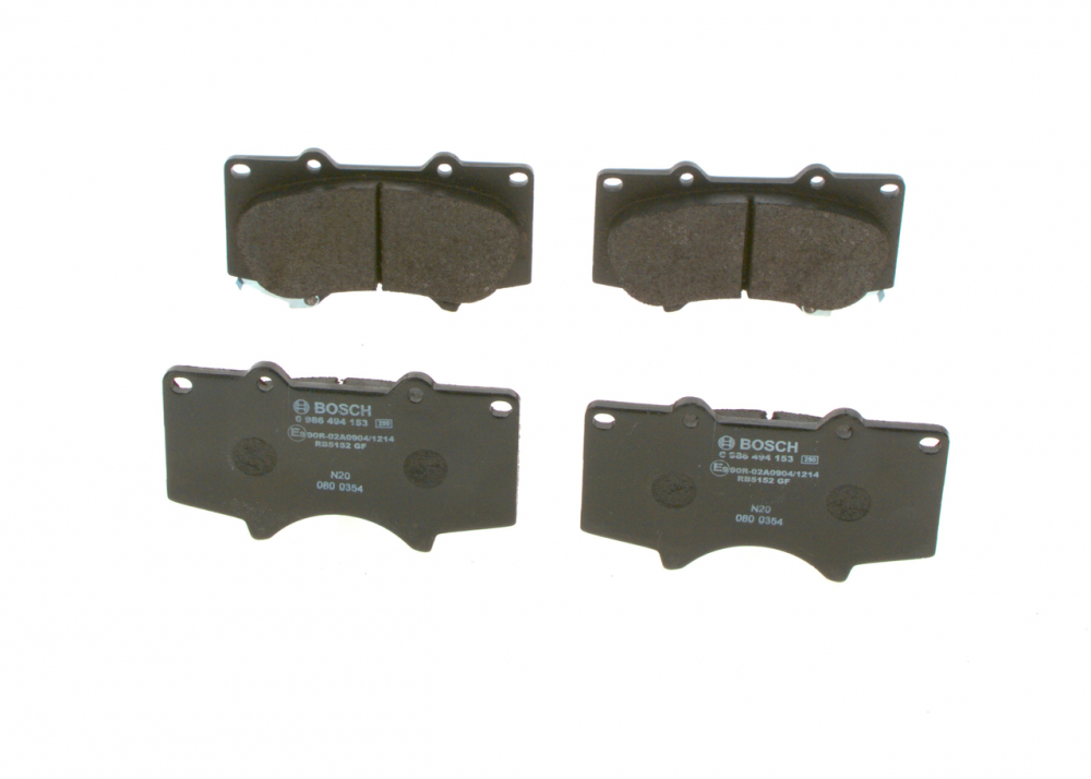 Set placute frana fata BOSCH 0986494153 [3]