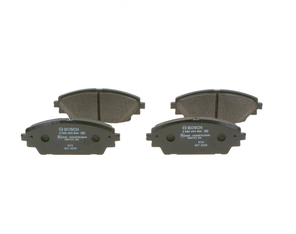 Set placute frana fata BOSCH 0986494804 [2]