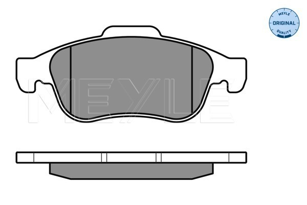 Set placute frana fata duster 1.5 MEYLE 0252491418 [2]