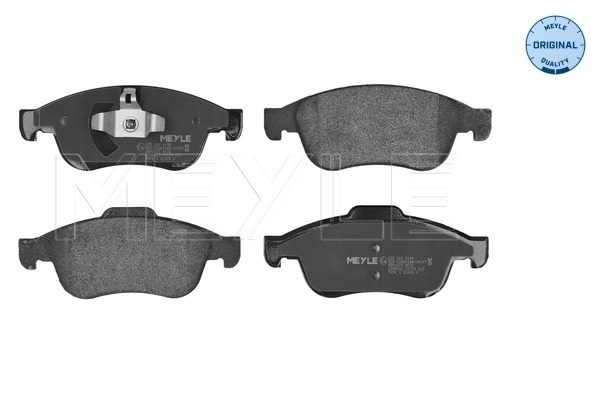 Set placute frana fata duster 1.5 MEYLE 0252491418 [3]