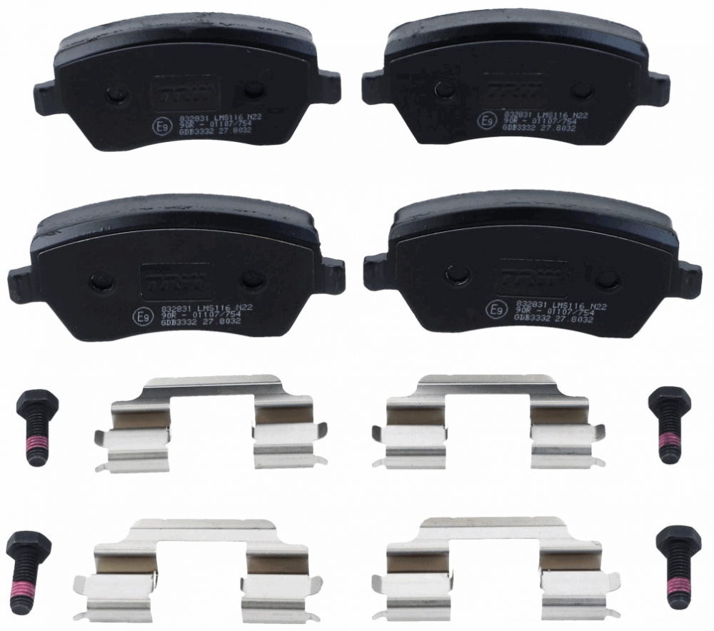 Set placute frana fata duster mcv/van/pick-up (e5) TRW GDB3332 [7]
