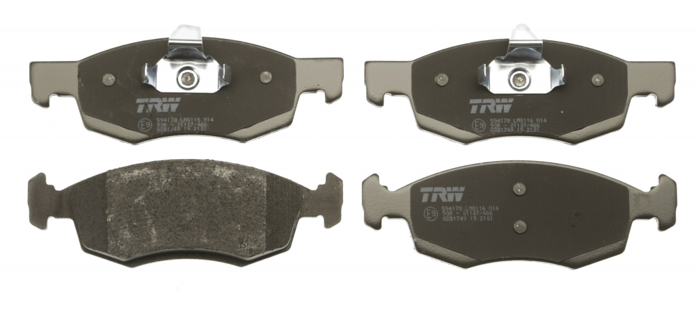 Set placute frana fata mcv/van/pick-up TRW GDB1749 [2]