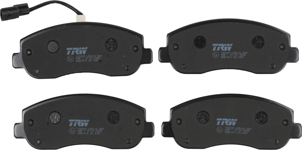 Set placute frana fata ps TRW GDB1910 [3]