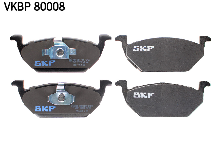 Set placute frana fata SKF VKBP80008 [5]