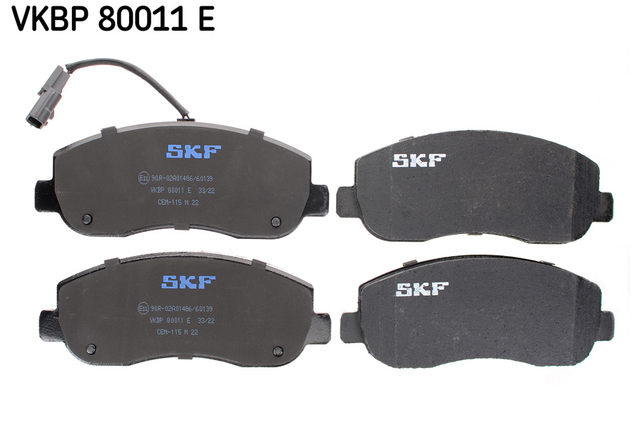 Set placute frana fata SKF VKBP80011E [3]