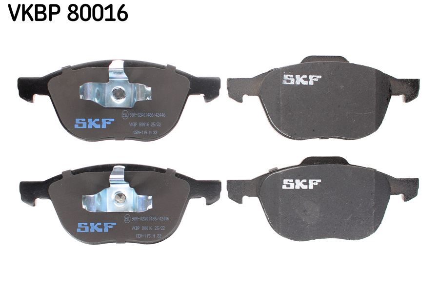 Set placute frana fata SKF VKBP80016 [5]