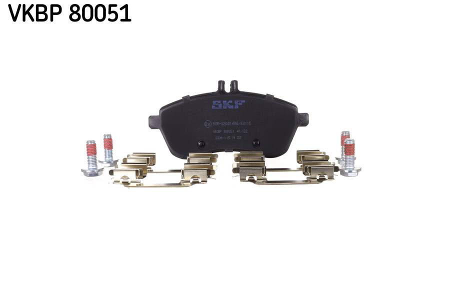 Set placute frana fata SKF VKBP80051 [2]
