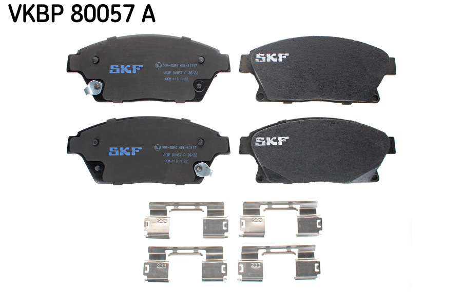 Set placute frana fata SKF VKBP80057A [2]