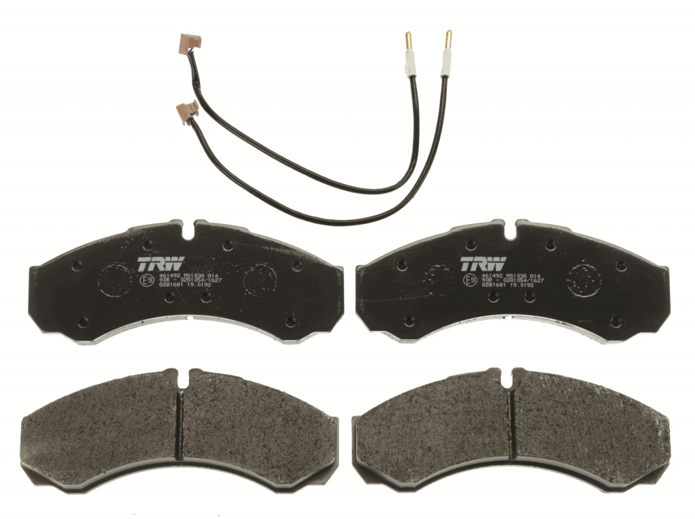 Set placute frana fata/spate TRW GDB1609 [2]