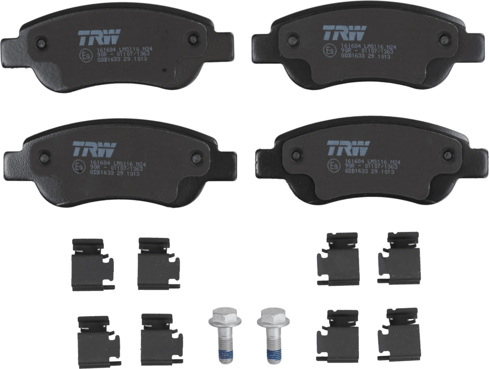 Set placute frana fata TRW GDB1633 [5]