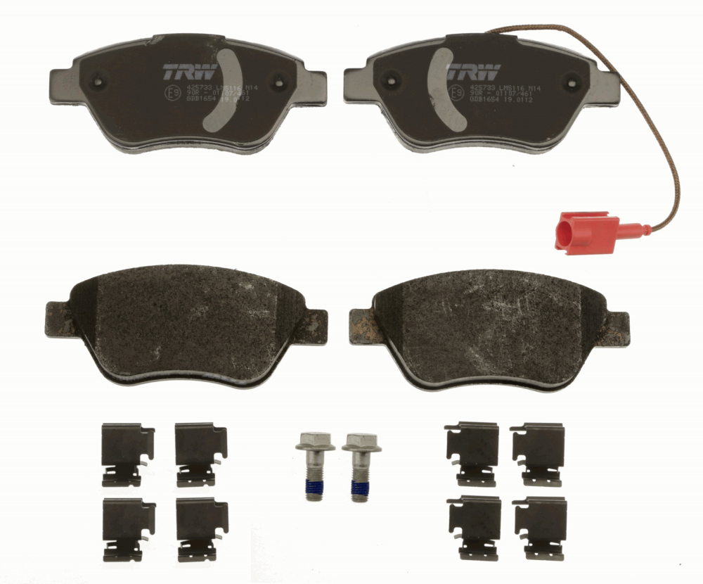 Set placute frana fata TRW GDB1654 [2]