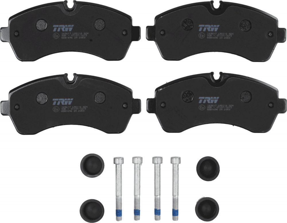 Set placute frana fata TRW GDB1696 [4]