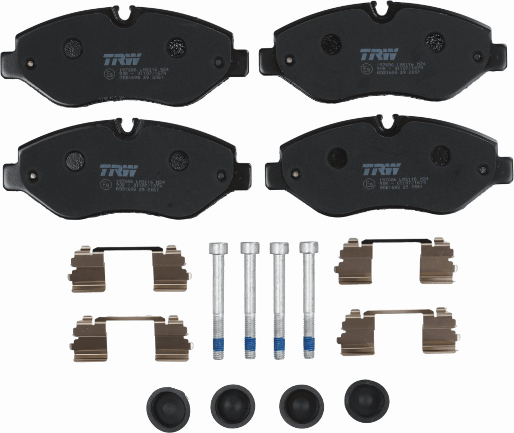 Set placute frana fata TRW GDB1698 [5]