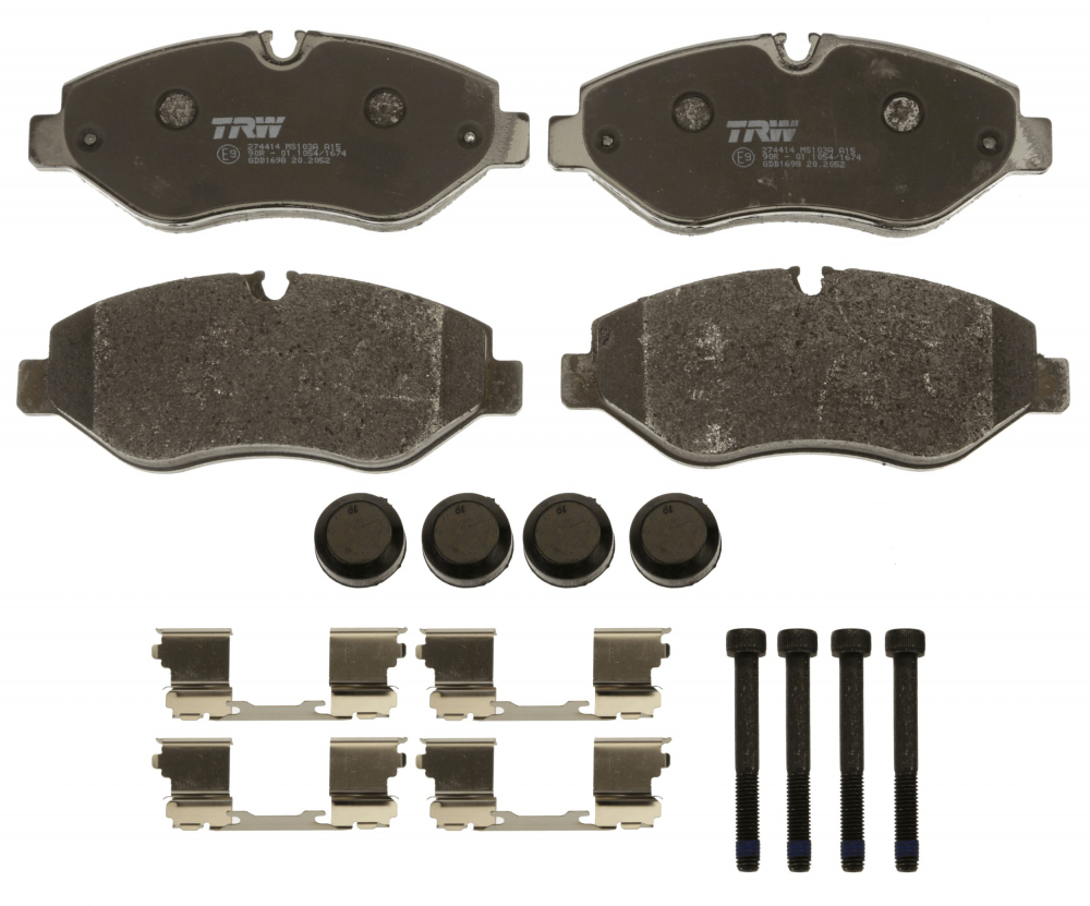Set placute frana fata TRW GDB1698 [6]