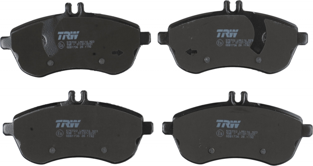 Set placute frana fata TRW GDB1736 [3]