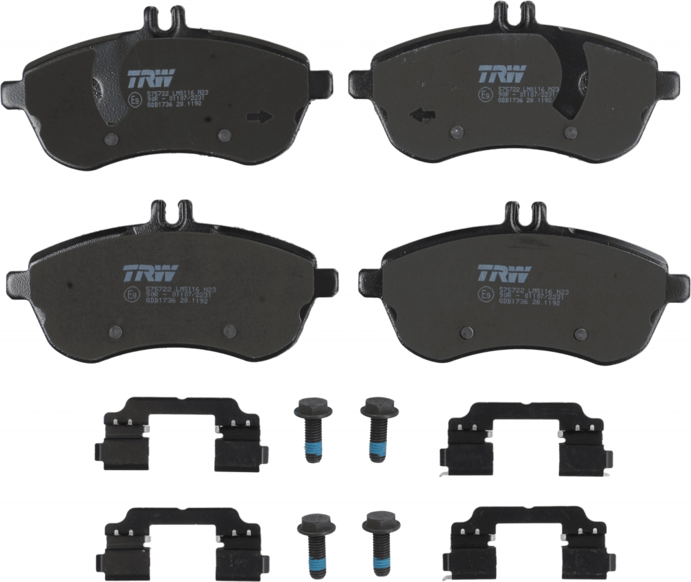 Set placute frana fata TRW GDB1736 [6]