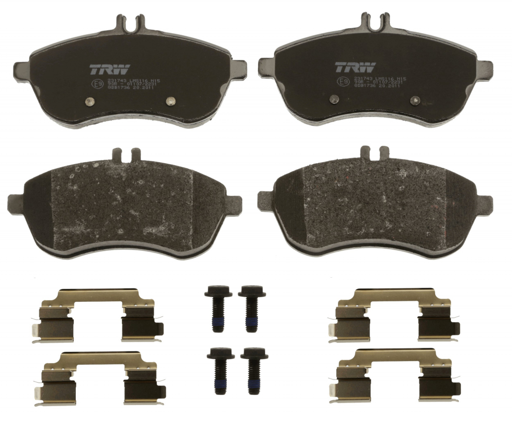 Set placute frana fata TRW GDB1736 [2]