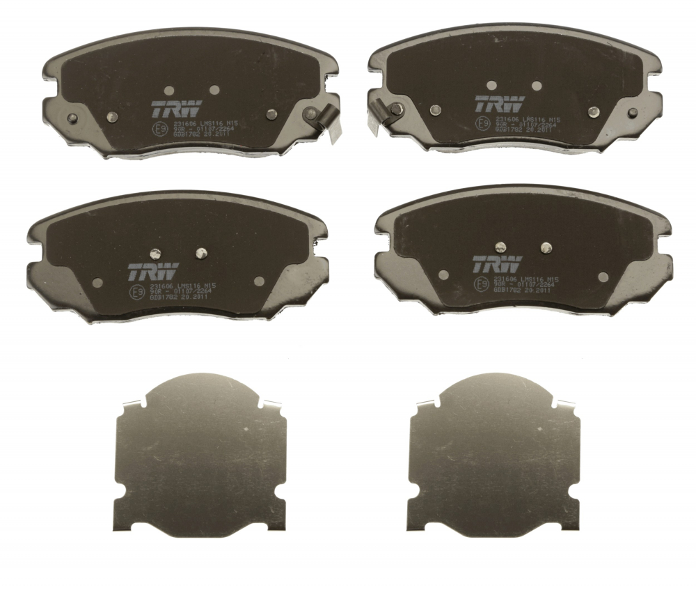 Set placute frana fata TRW GDB1782 [2]