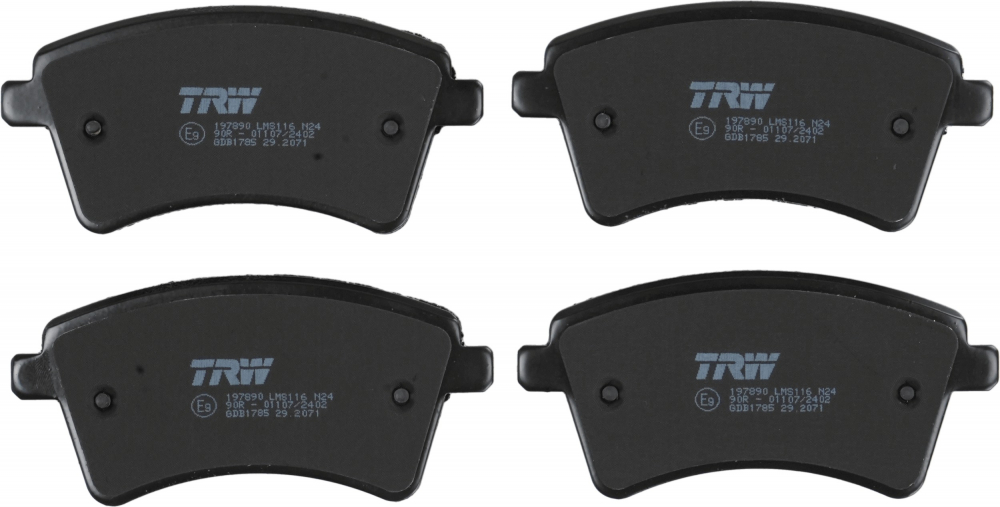 Set placute frana fata TRW GDB1785 [2]