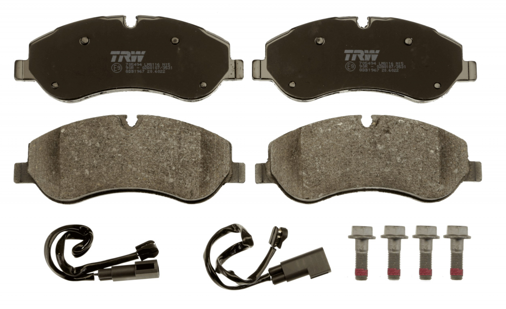 Set placute frana fata TRW GDB1967 [2]