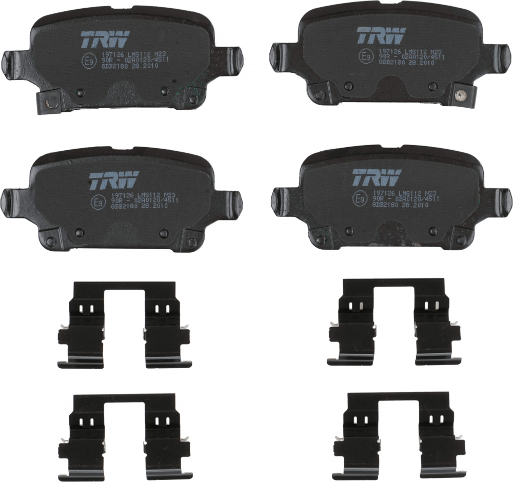 Set placute frana fata TRW GDB2180 [5]