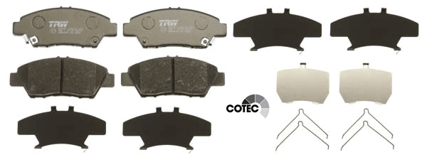 Set placute frana fata TRW GDB3493 [1]