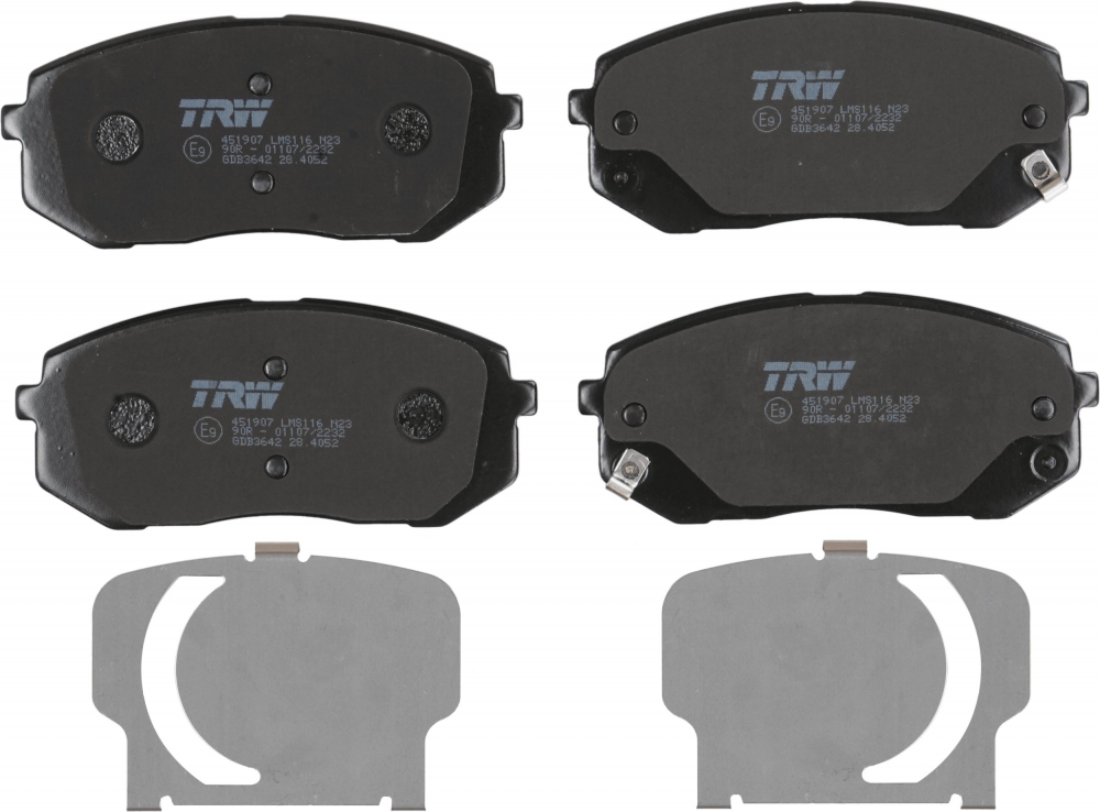 Set placute frana fata TRW GDB3642 [3]