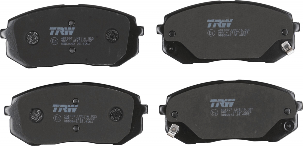 Set placute frana fata TRW GDB3642 [1]