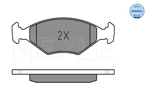 Set placute frana MEYLE 0252322018/W [3]