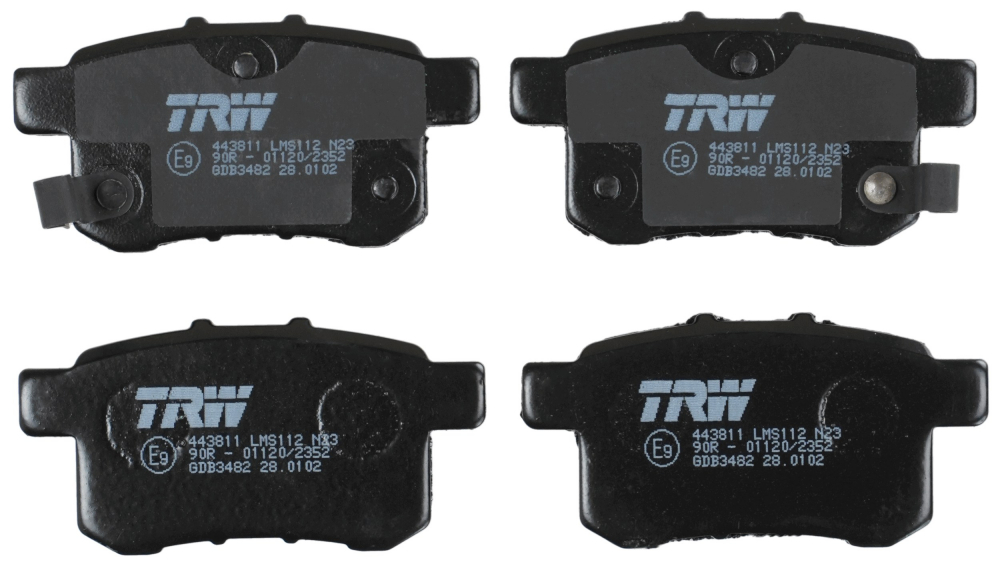 Set placute frana spate TRW GDB3482 [7]