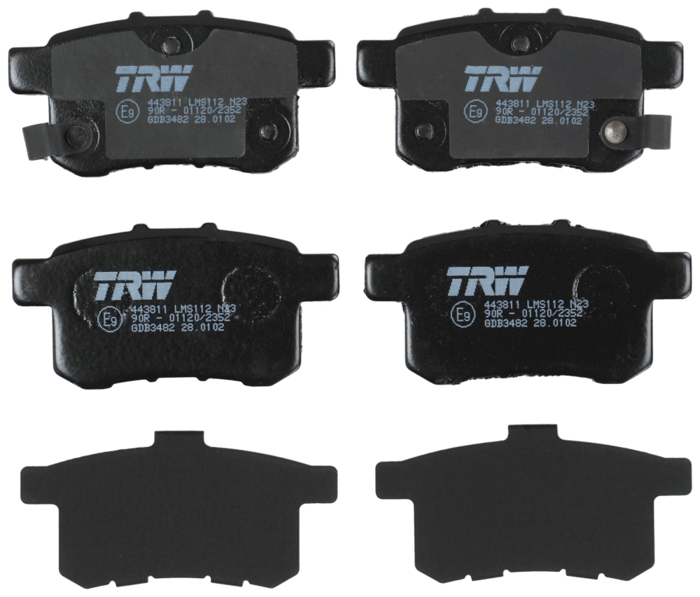 Set placute frana spate TRW GDB3482 [1]