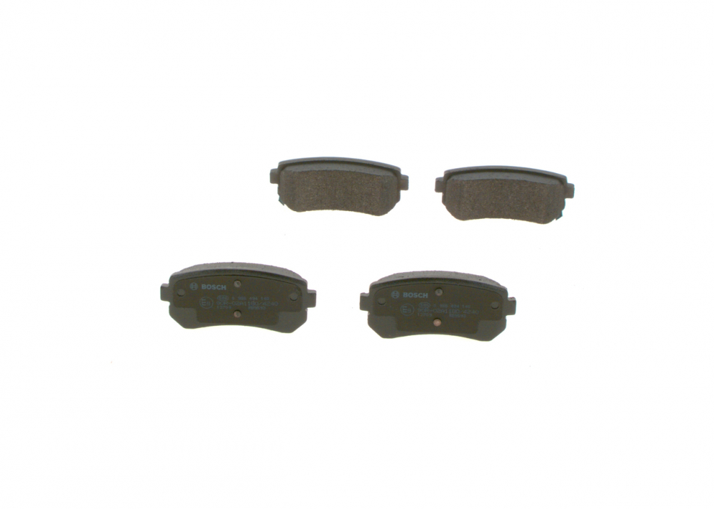 Set placute frana spate BOSCH 0986494140 [2]