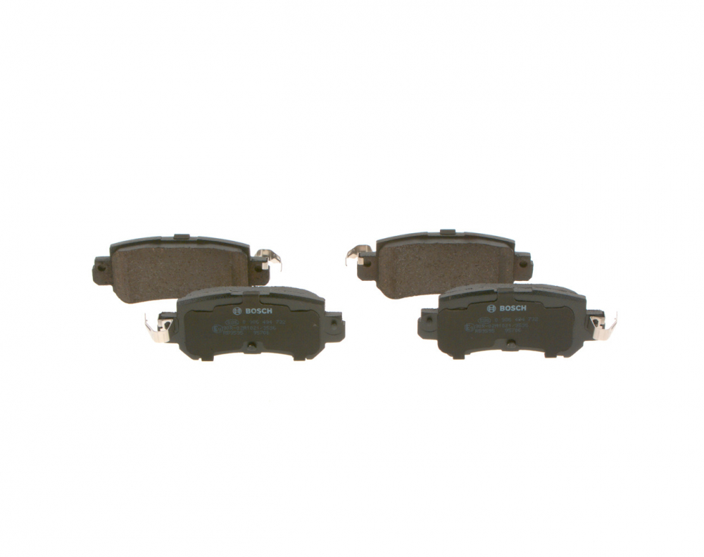Set placute frana spate BOSCH 0986494732 [4]