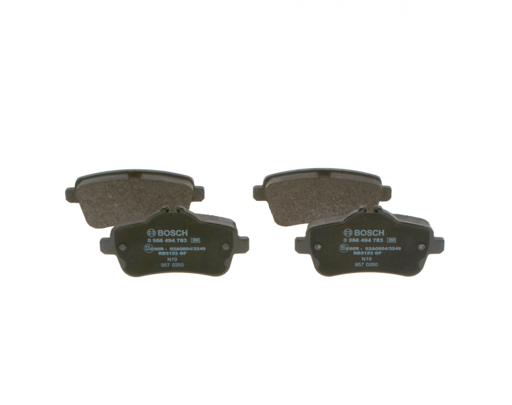 Set placute frana spate BOSCH 0986494783 [2]