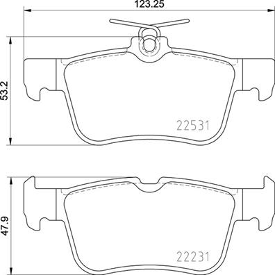 Placute frana BREMBO P24175 [2]