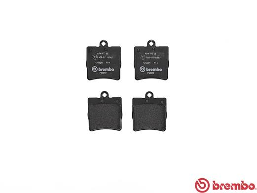 Placute frana BREMBO P50072 [1]