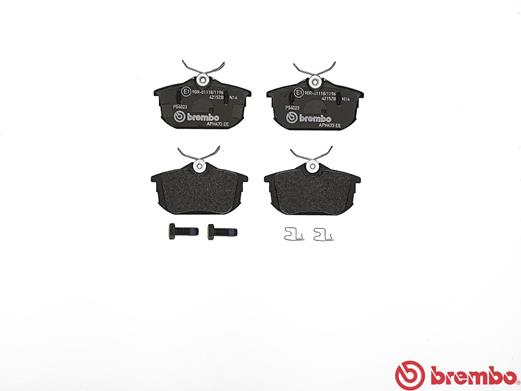 Placute frana BREMBO P54023 [1]