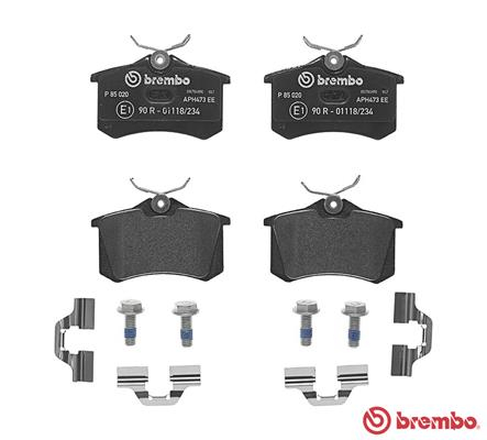 Placute frana BREMBO P85020 [2]