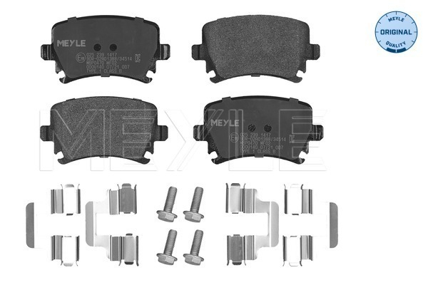 Set placute frana spate MEYLE 0252391417 [1]