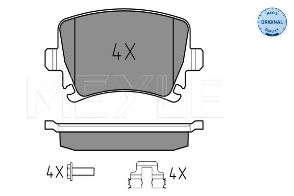 Set placute frana spate MEYLE 0252391417 [2]