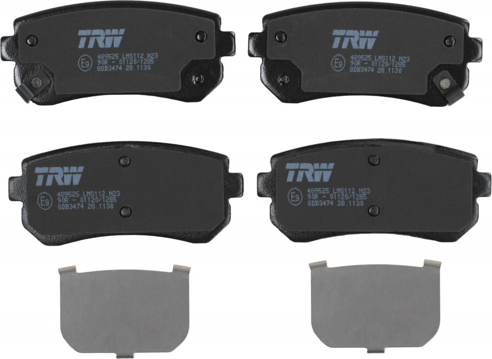 Set placute frana spate ps TRW GDB3474 [4]