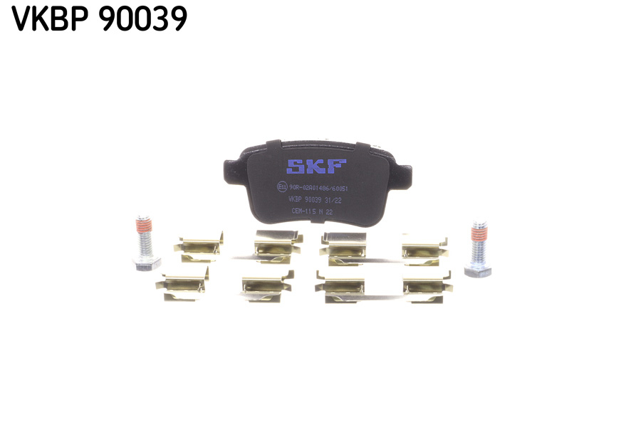 Set placute frana spate SKF VKBP90039 [7]