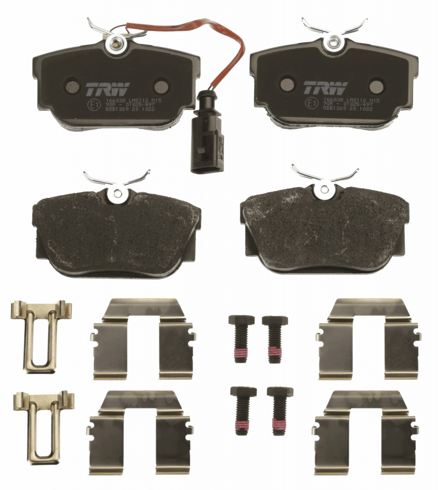 Set placute frana spate TRW GDB1369 [1]