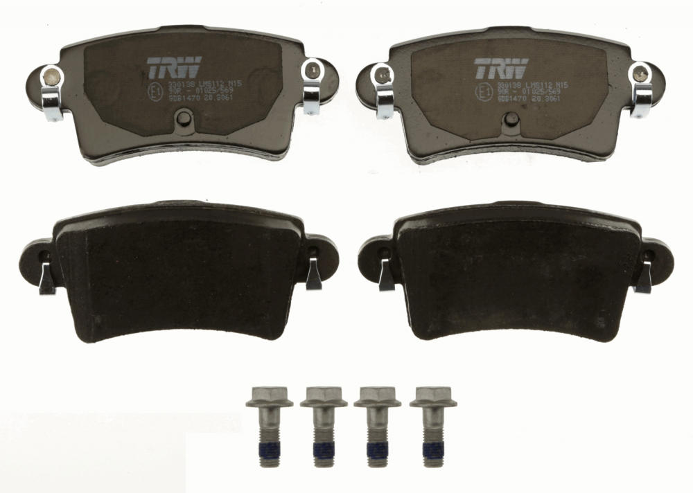 Set placute frana spate TRW GDB1470 [2]