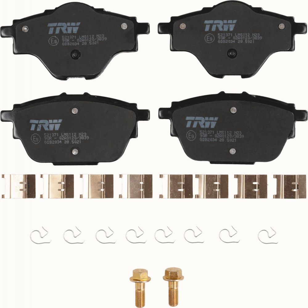 Set placute frana spate TRW GDB2034 [4]